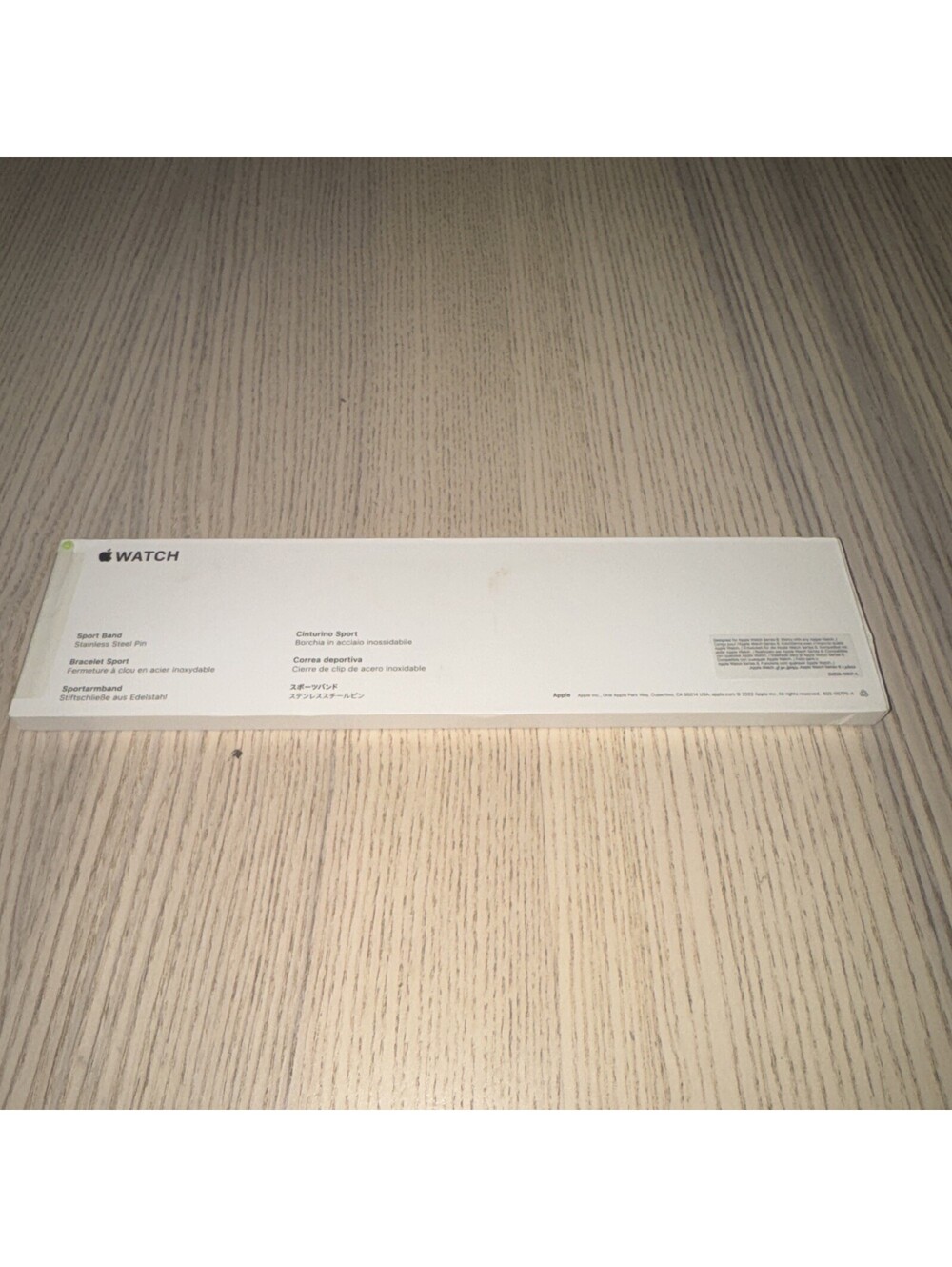 Genuine Apple Watch White Sport Band 41mm SM Stainless Steel Pin OEM